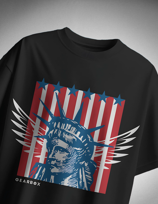 Soaring Liberty Oversized T-Shirt